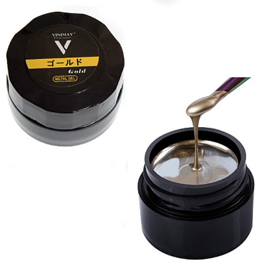 Гелевая краска Металик Vinimay золото