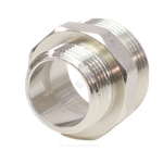 Ниппель латунь никель переходной Ду 25х15 (1"х1/2") НР VALFEX VF.580.N.100.012