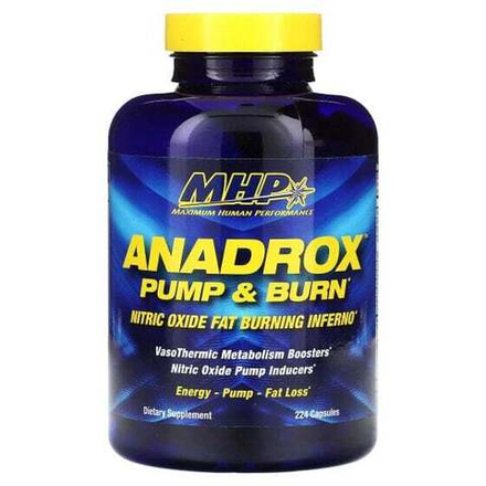 Жиросжигатели MHP, Anadrox Pump & Burn, 224 капсулы