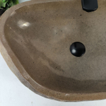 Каменная раковина из речного камня RS-05237 (60*36*16) 0858 из натурального камня
