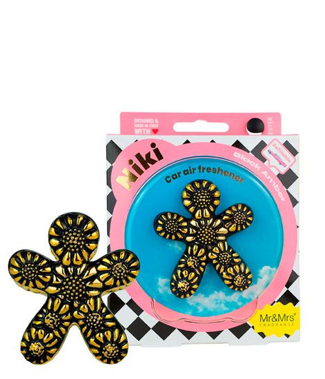 Черная амбра, ароматизатор для автомобиля NIKI BAROCCO черненное золото, Mr&Mrs Fragrance