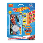 Фотоаппарат и часы "Хот Вилс" 8 слайдов, лабиринт с шариками, блистер B2015085-R1 (Умка)