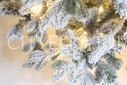 Ель искусственная заснеженная световая "Ветлан"