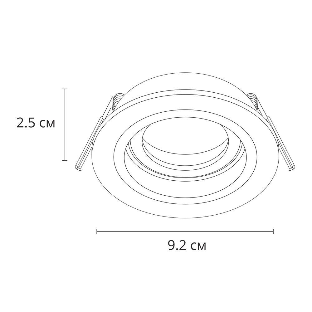 Точечный встраиваемый светильник ARTE LAMP