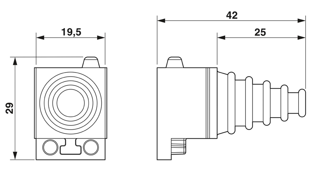 0801718 - CES-SRC-BK - Кабельный сальник
