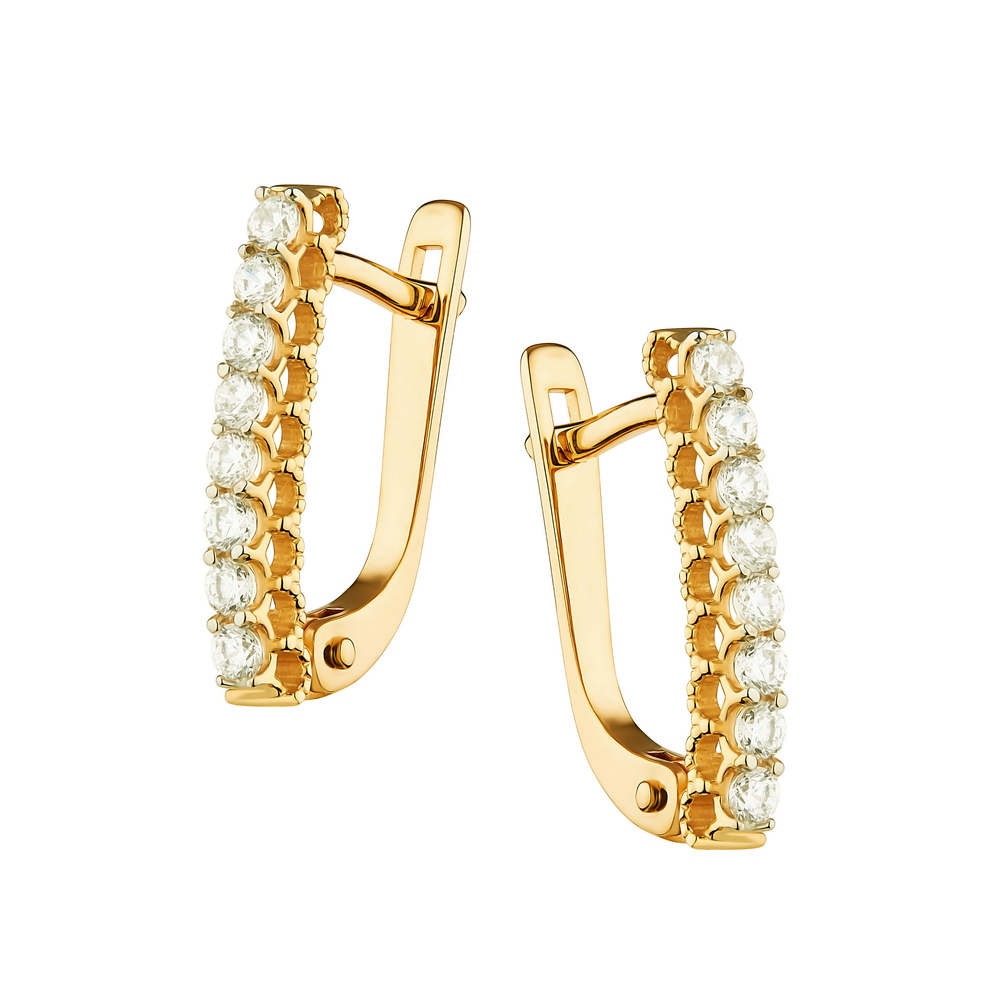 Серьги из золота 585 пробы