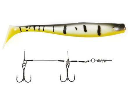 Виброхвост LJ 3D BBS Series KUBIRA SWIM SHAD 9,0in (22,86)/PG23 1шт.+Stinger L