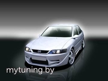 Передний бампер F50 на Opel Vectra B