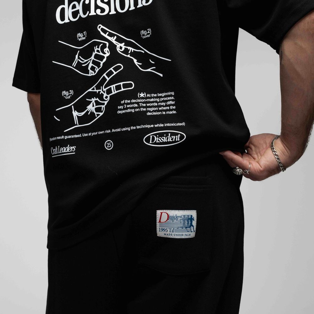 Спортивные штаны Dissident Gear Oversized черные