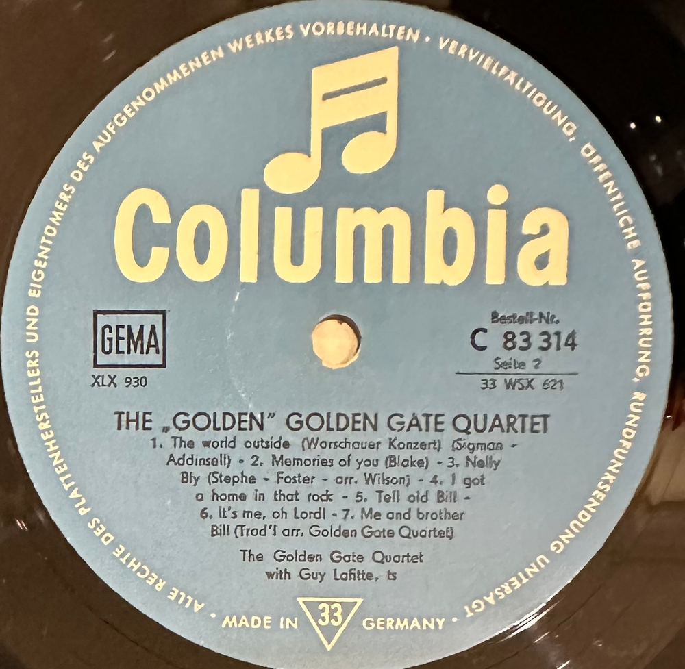 The Golden Gate Quartet - The Golden (Германия)