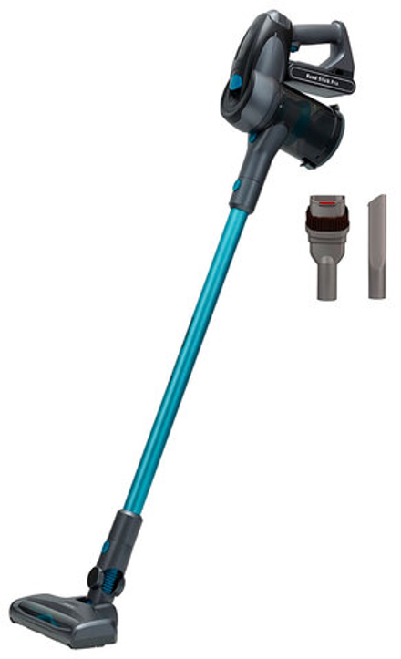 Пылесос POLARIS PVCS 1101 HandStick Pro серый/бирюзовый