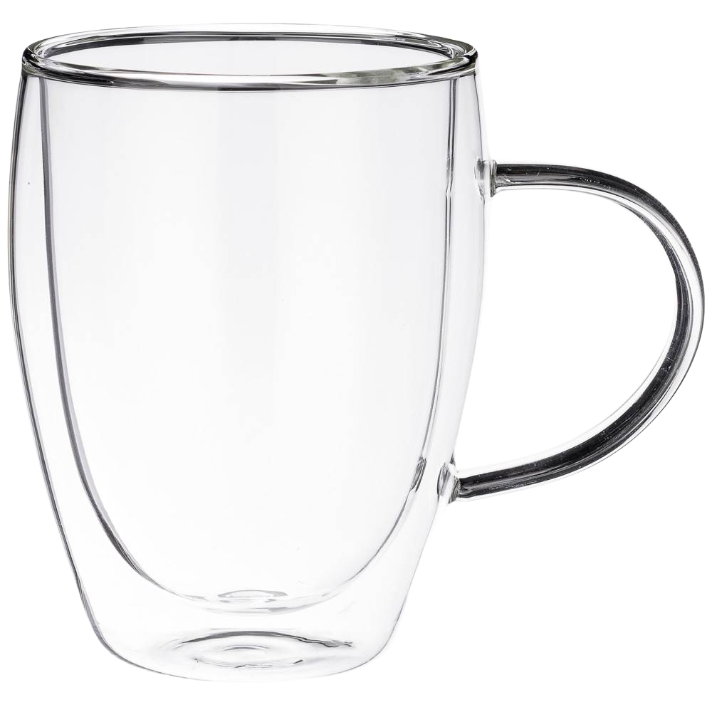 КРУЖКА С ДВОЙНЫМИ СТЕНКАМИ "DOUBLE-WALL" 320 МЛ. ДИАМЕТР=8 СМ. ВЫСОТА=11,5 СМ. 250-133 L