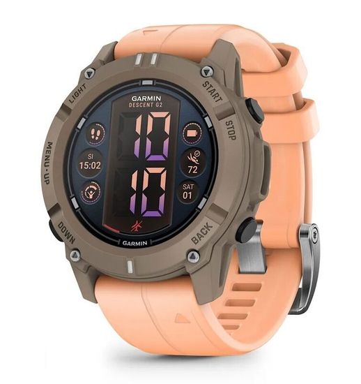 Умные часы Garmin Descent G2 Paloma коралловый