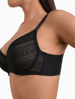 Бюстгальтер OIRO с мягкими полупрозрачными чашками Edelweiss