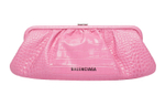 Balenciaga Cow Leather Cloud Bag, Shoulder Bag, Crossbody Bag, Clutch Extra Large Women"s Pink