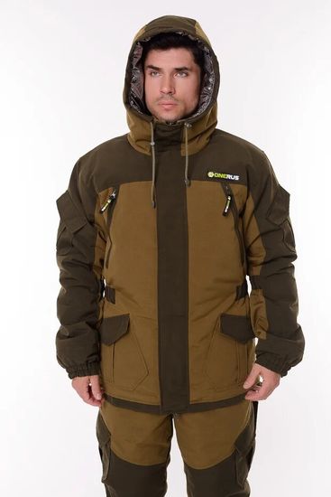 Костюм "ГОРНЫЙ -45" кур+п/к (Брезент, хаки)
