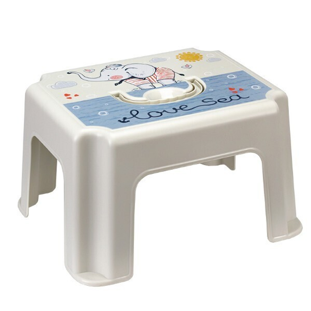 Табурет-подставка детский с ручкой "Веселые картинки" М2290