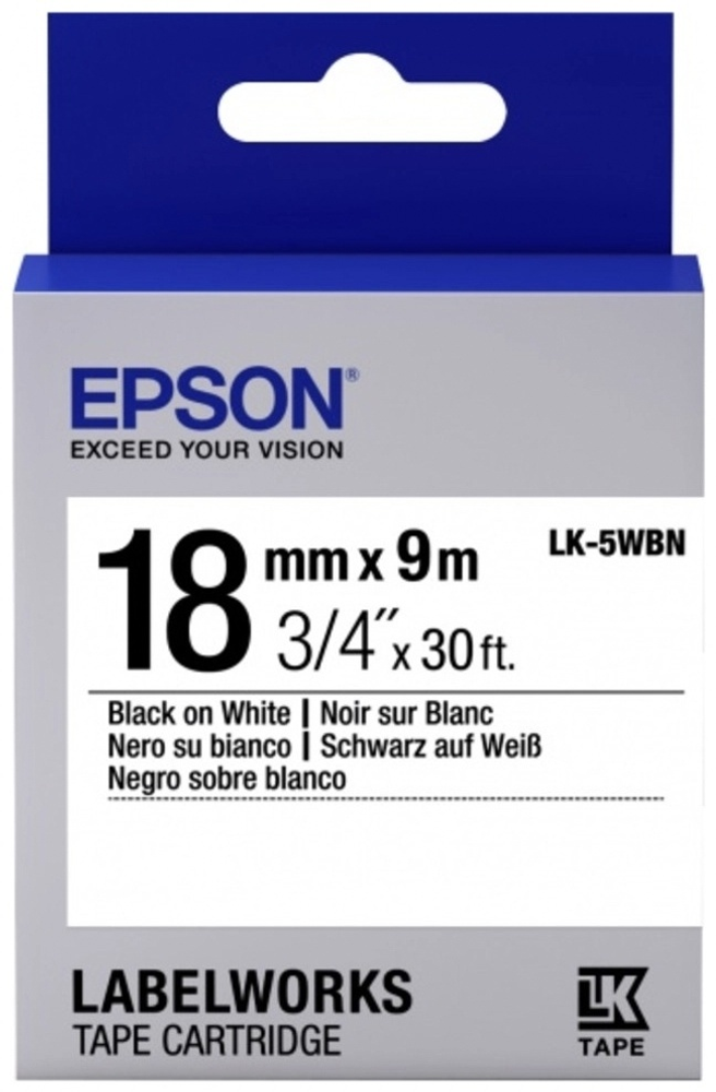 Картриджи Epson C53S655006 LK5WBN белый Картриджи Epson C53S655006 LK5WBN белый