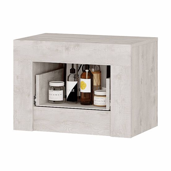 Леонардо bts ТБ-25 Тумба бетон пайн светлый/графит