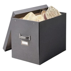 ТОГ TJOG Коробка с крышкой 25x36x15 см, серая