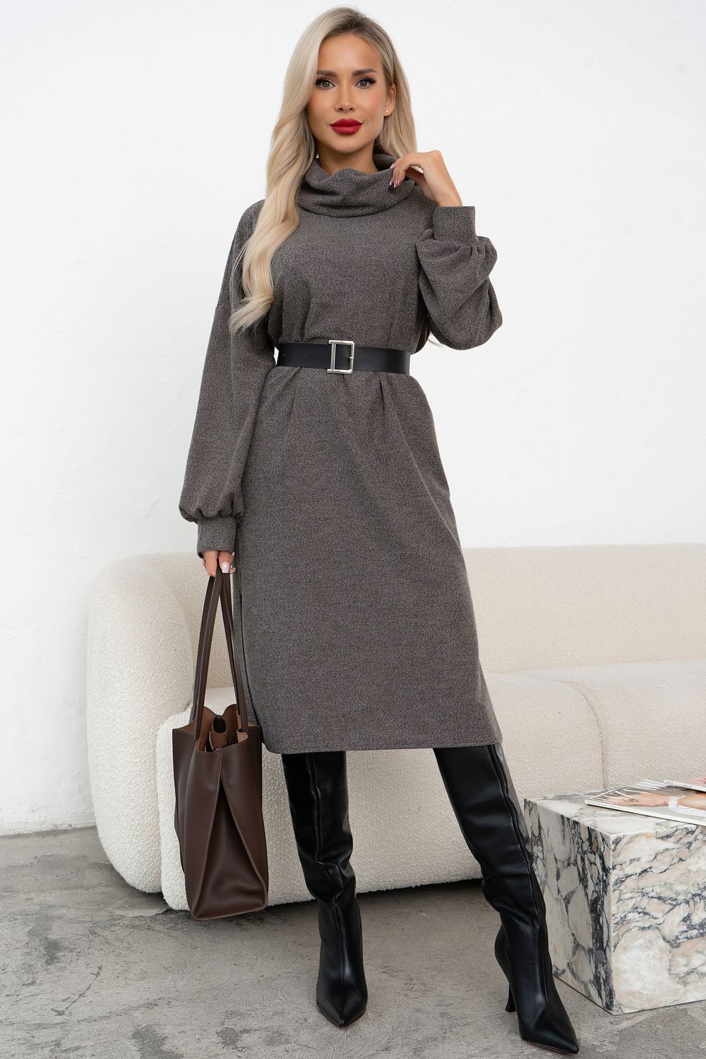 Платье Демия (мокко) Р11-1223/3 Nikol