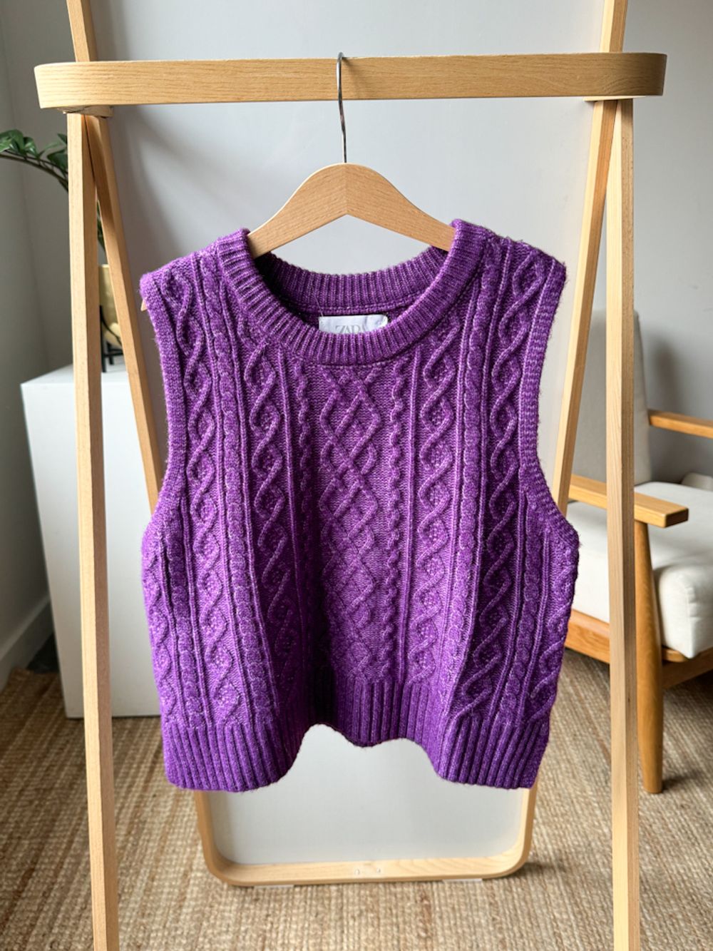 Новый вязаный жилет Zara, 164