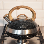 Чайник 4,5л нерж со свистком черный, 9840BHBK