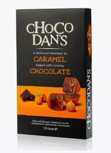 ШОКОЛАД CHOCODANS C ФУНДУКОМ 125ГР