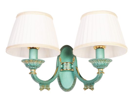 Двухламповое бра Reccagni Angelo A.7632/2 GREEN