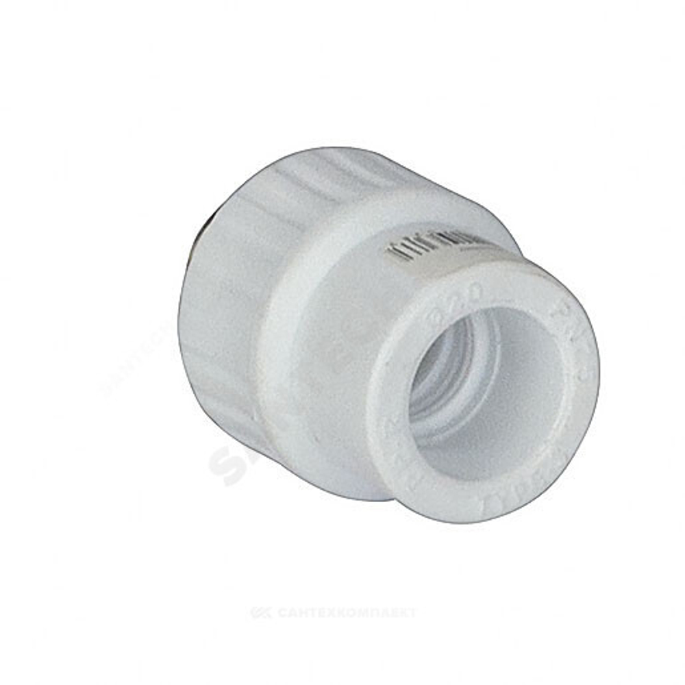 Муфта PP-R комбинированная белая Дн 20х1/2" НР RTP (РосТурПласт) 10662