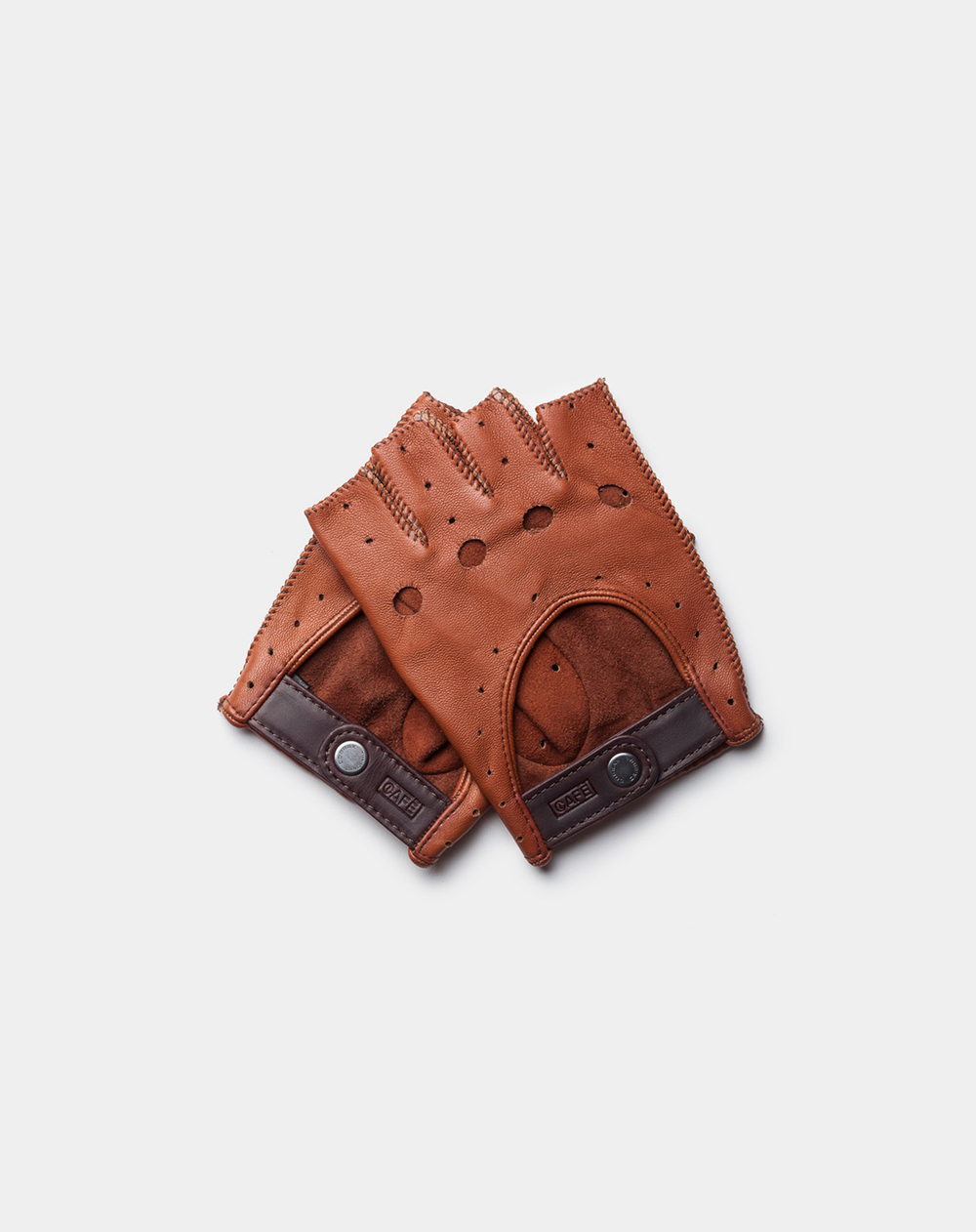 Водительские перчатки Cafe Leather Triton Driving Fingerless Gloves