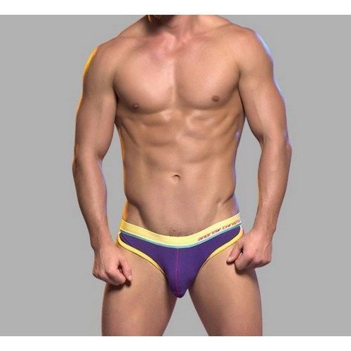 Мужские трусы брифы фиолетовые Retro Pop Reveal Andrew Christian Purple   AC9612