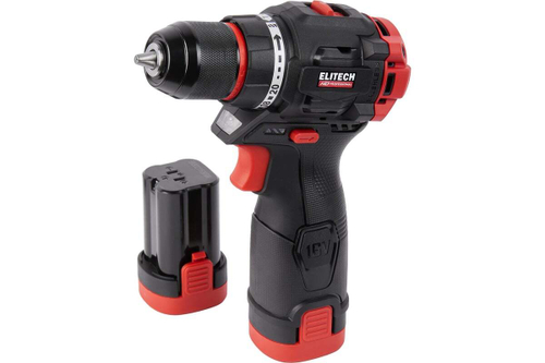 Дрель-шуруповерт аккум Б/Щ CD 16L2 (E2201.039.01) ELITECH HD 16В,2АКБ х2.0Ач,Li-ion,E-Power,БЗП-10мм 55Нм