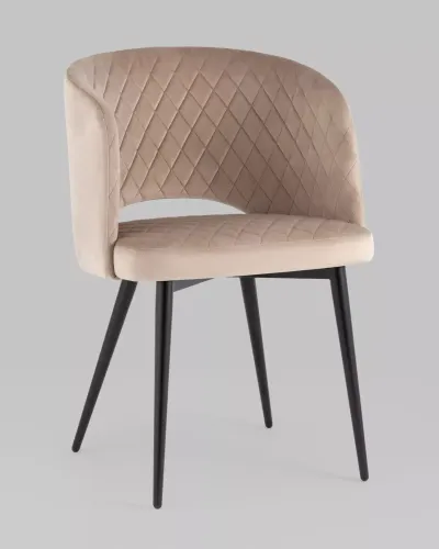 Стул-кресло Дарелл велюр бежевый