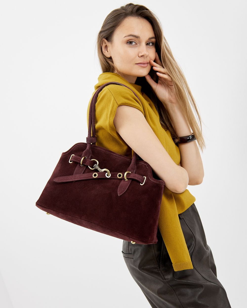 Сумка 563 15 бордовый