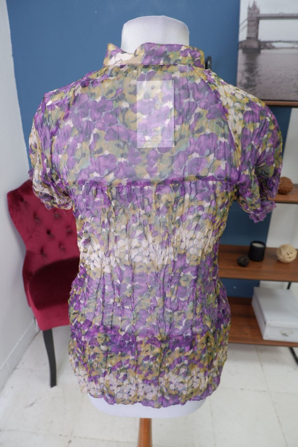 Блузка ZIIIZ с коротким рукавом 46 размер, новая