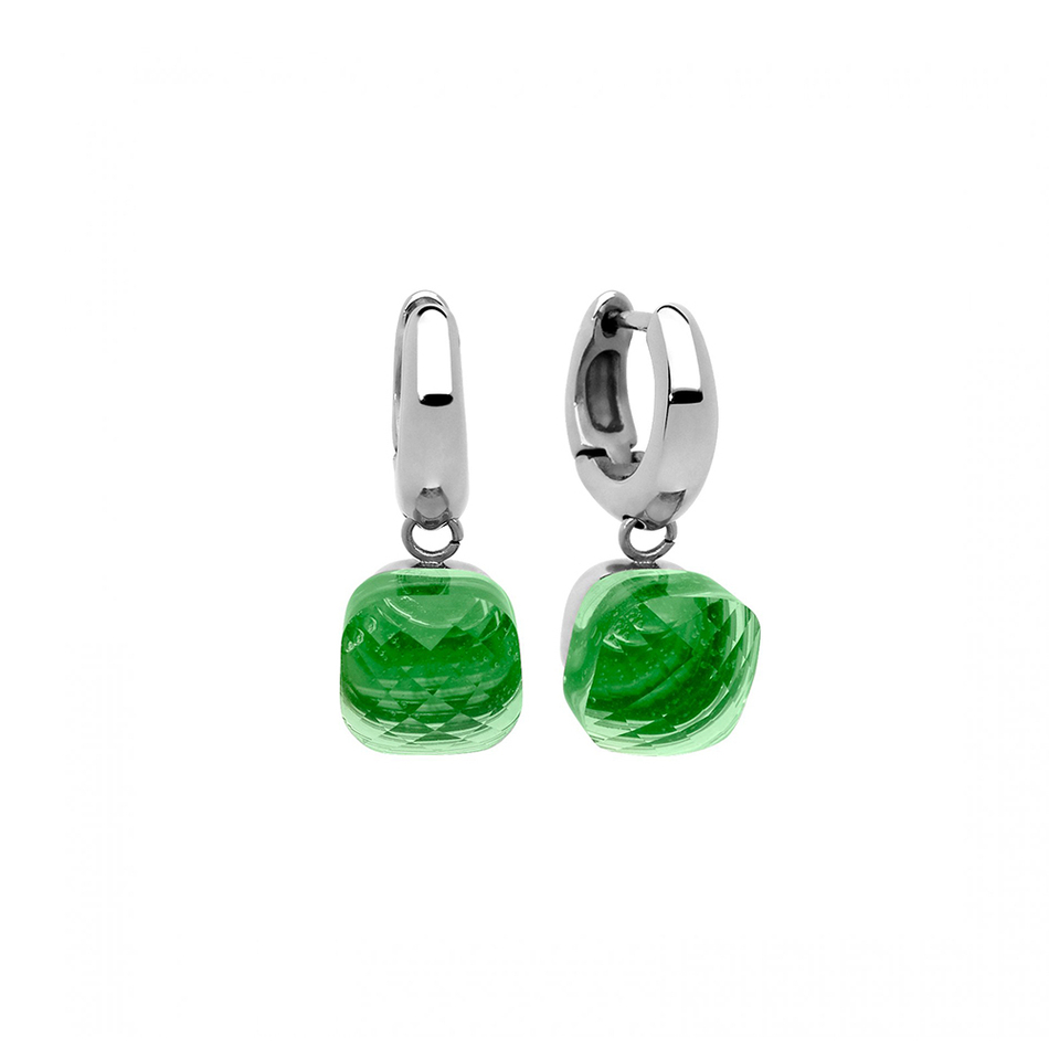 Серьги Qudo Firenze peridot 300159 G/S