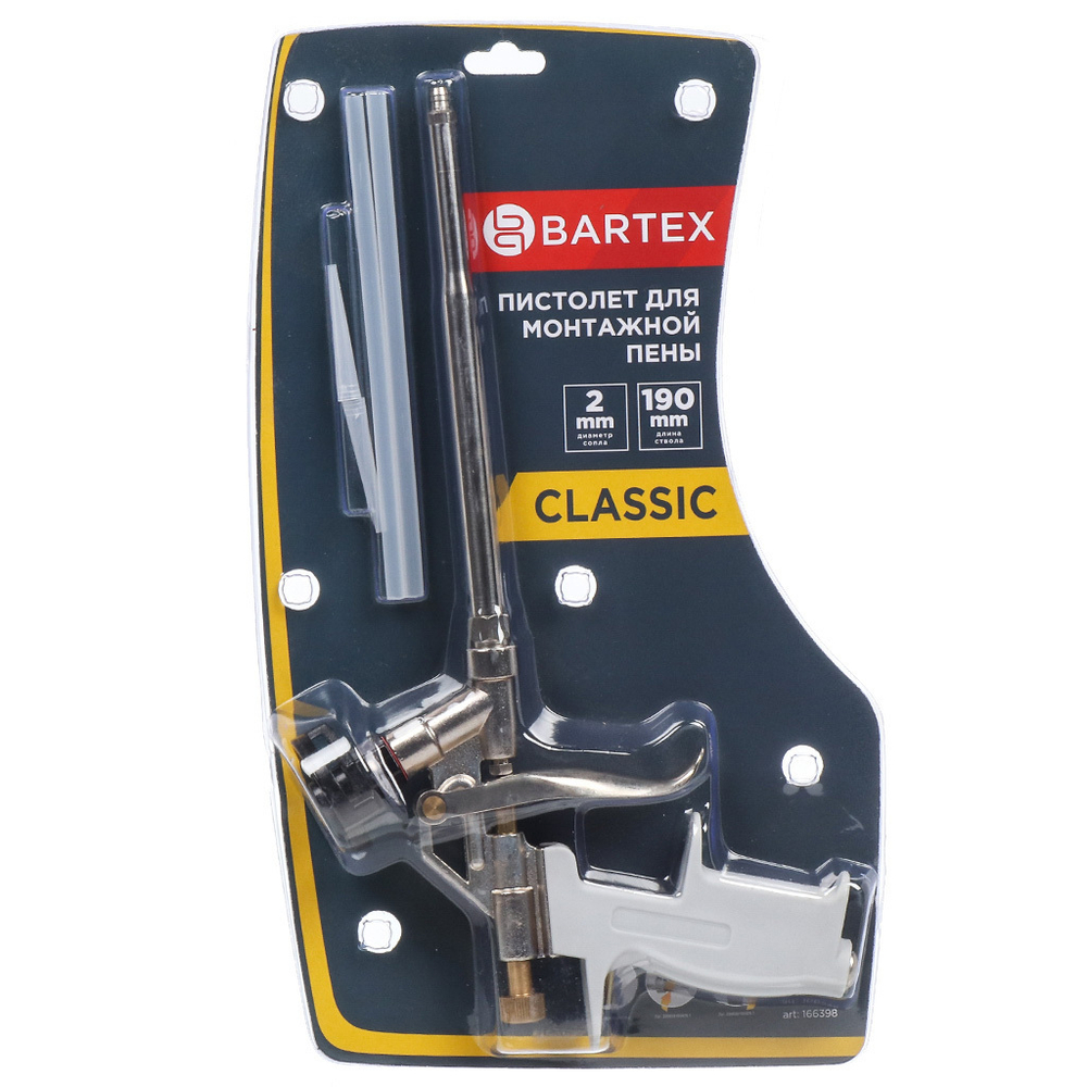 Пистолет для монтажной пены, тефлоновый адаптер, Bartex, Classic, CY-0292, шт
