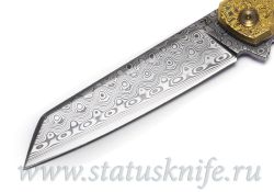 Нож Чебуркова Кастом Дракон Дамаск и Мокумефотография - 2