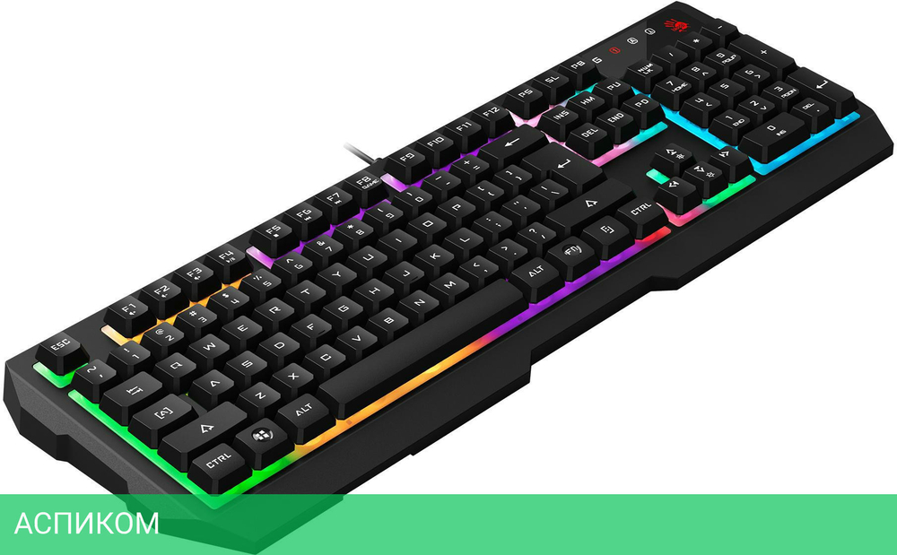 Клавиатура A4Tech Bloody Neon черный (B135N)