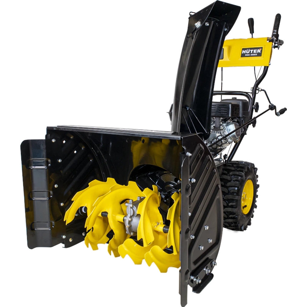 HUTER SGC 5500X бензиновый снегоуборщик 7.5 л.с, ковш 62 см, выброс 15 м, 6 вперед/2 назад 70/7/36