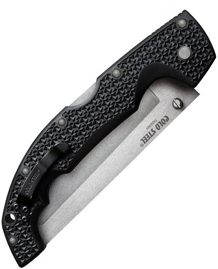Складной нож Cold Steel 29AXTS XL Voyager Tanto Serrated Edge c клинком из стали AUS-10A, рукоять Grivory (Griv-Ex)