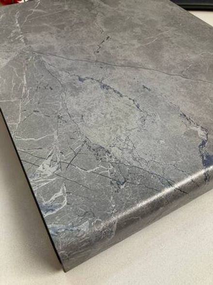 Стеновая панель Мрамор марквина синий 2 кат 3050*600*4 /3034/