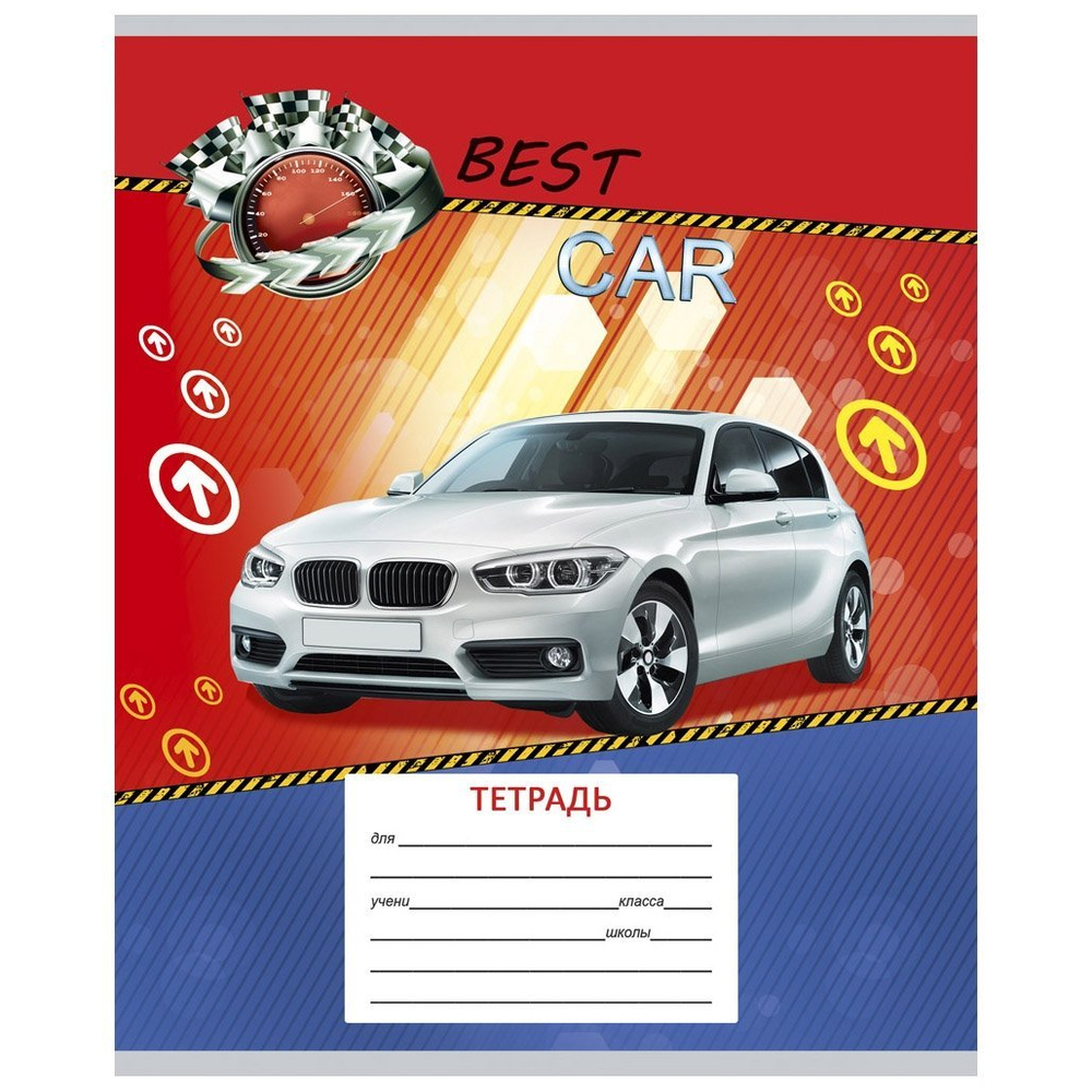 Тетрадь 12л., косая линия, Проф-Пресс, скрепка, блок офсет, мелован. картон, "Микс-3"