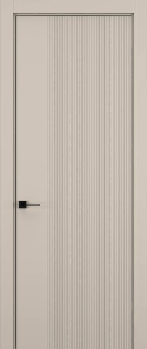 Дверь 4 VERTICAL Матовый Светлый Бежевый