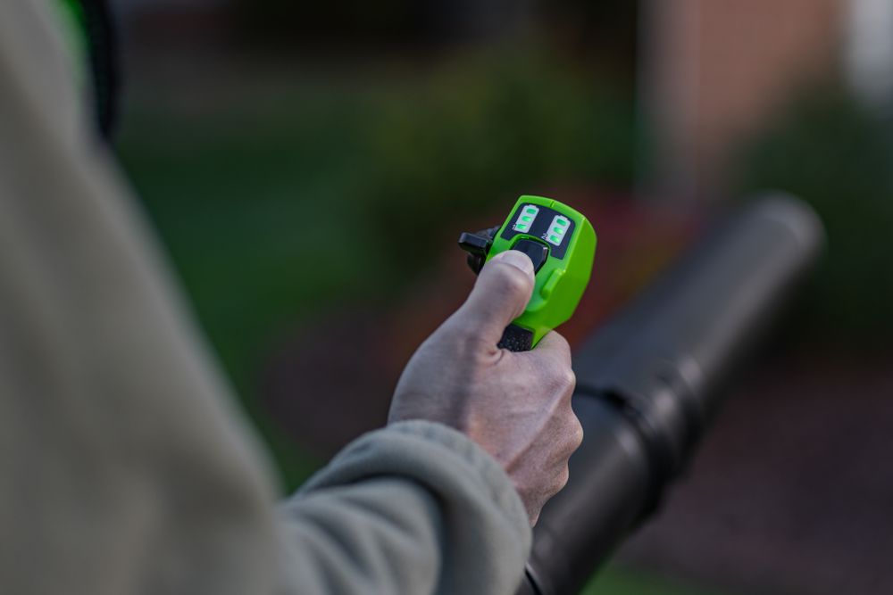 Ранцевая воздуходувка аккумуляторная Greenworks Арт. 2408107, 40V, бесщеточный, без АКБ и ЗУ