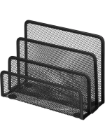 Подставка металлическая 3 отделения черная