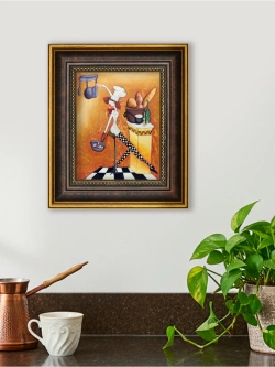 Картина настенная интерьерная в багетной раме 18*21 см