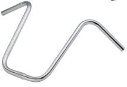 Руль 6-2310 турист. HS-2310 сталь (23) сильноизогн. 22,2/25,4x660х300мм серебр.