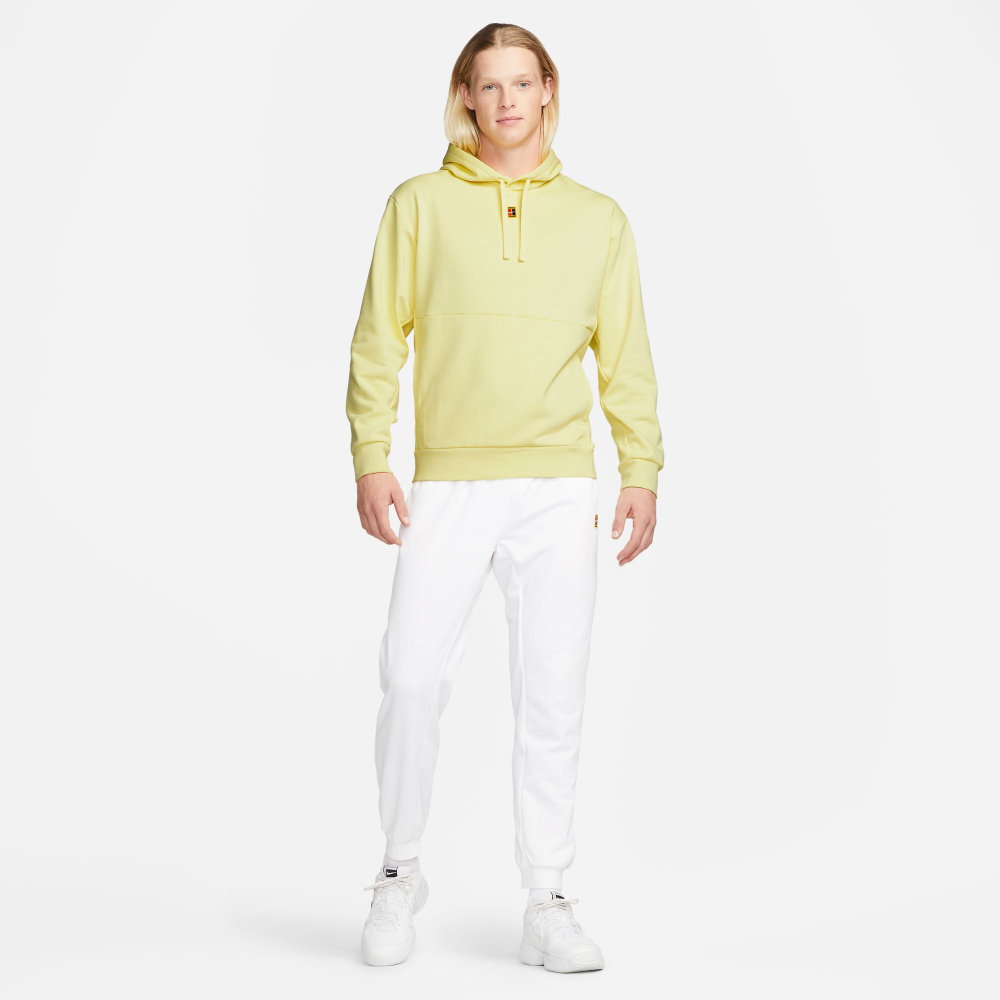 Мужская кофта теннисная Nike Dri-Fit Court Heritage Hoody Men - Yellow